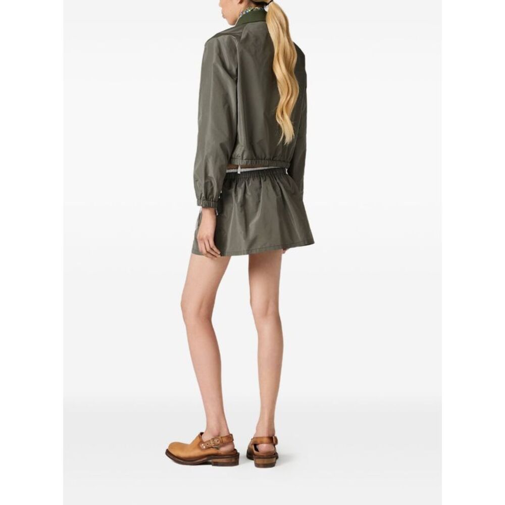 Miu Miu Women Zipped Blouson Jacket - Picture 2 of 6
